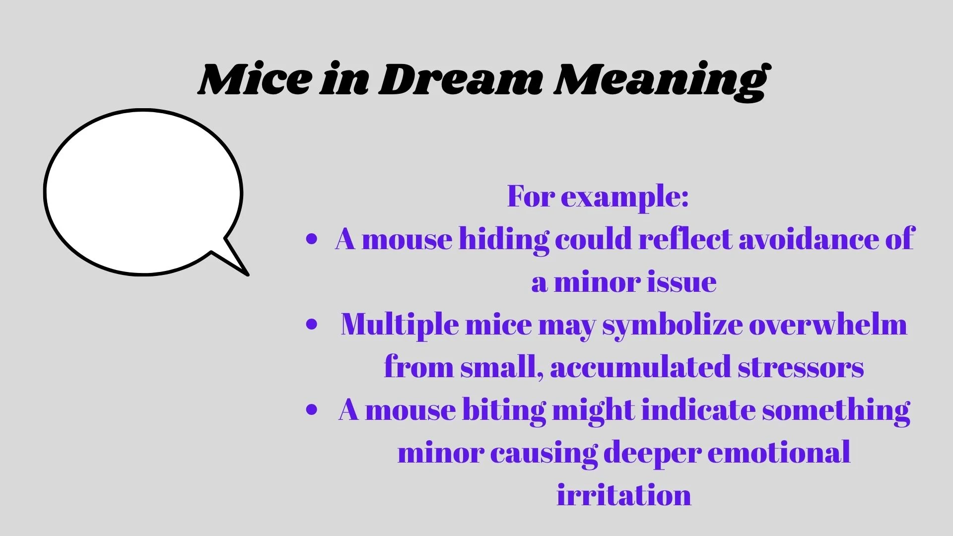 Mice in Dream Meaning