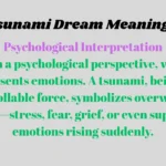 Tsunami Dream Meaning