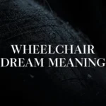 Wheelchair Dream Meaning