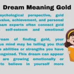 Dream Meaning Gold