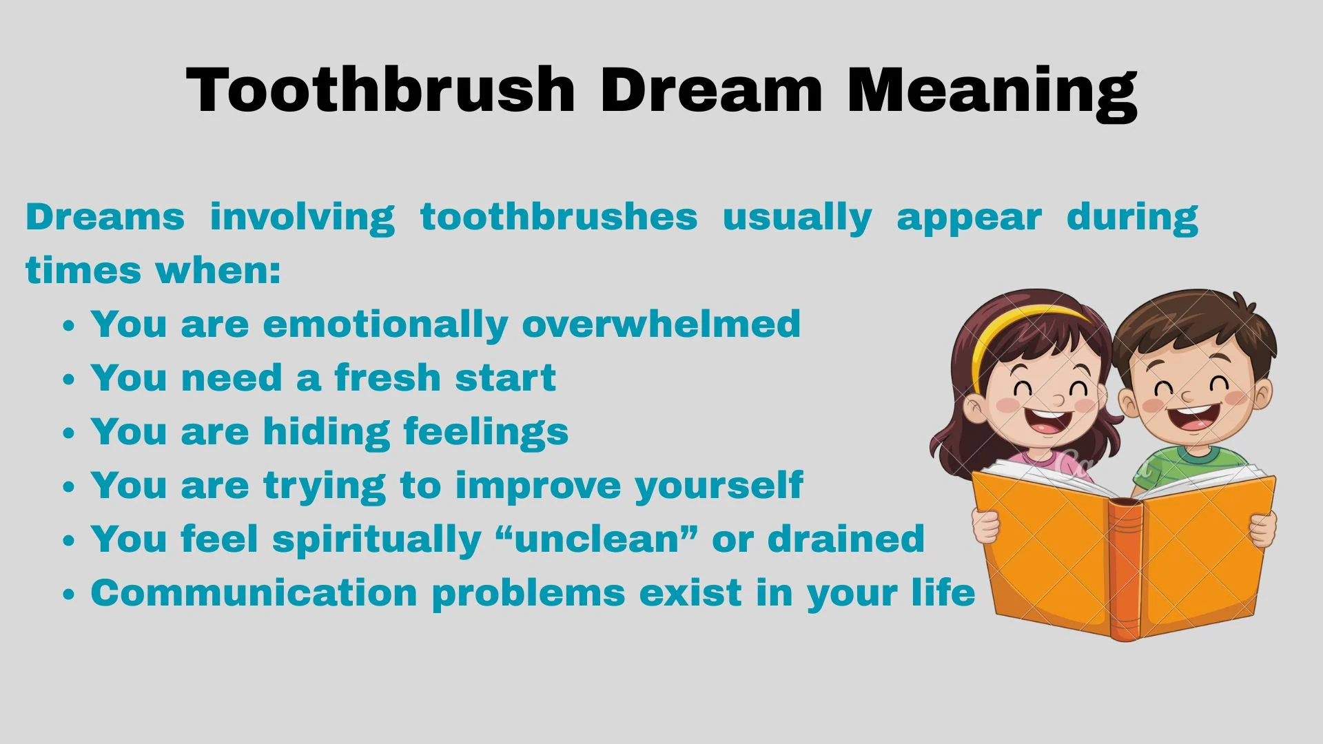 Toothbrush Dream Meaning